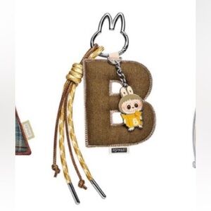 Pop Mart Labubu P4L Letter Pendant “ B “